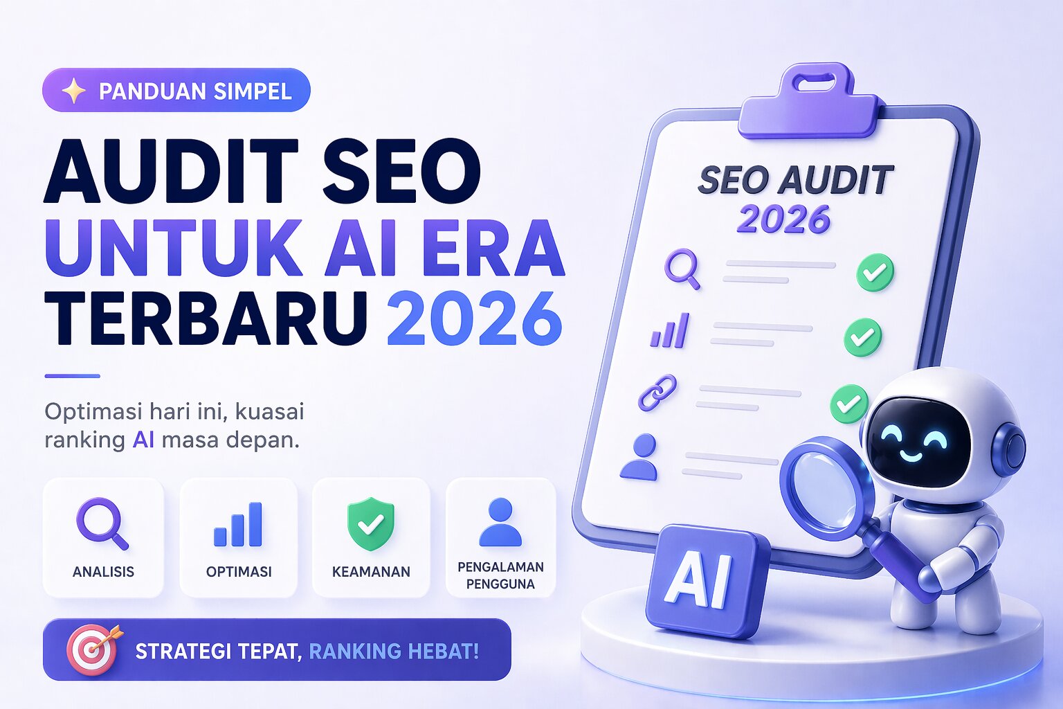 Strategi Audit SEO Berbasis AI Entity Network Optimization untuk Memperkuat Hubungan Antar Topik dalam Ekosistem Pencarian 2026